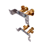 Pladeveksler Vægbeslag med Fittings